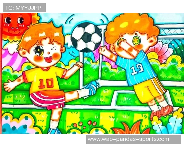 校园足球绘画展现青春活力与团队精神的艺术之旅